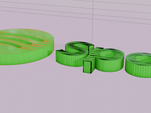 Spotify 3D logo 3D 模型