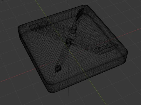 X 3D logo 3D Model