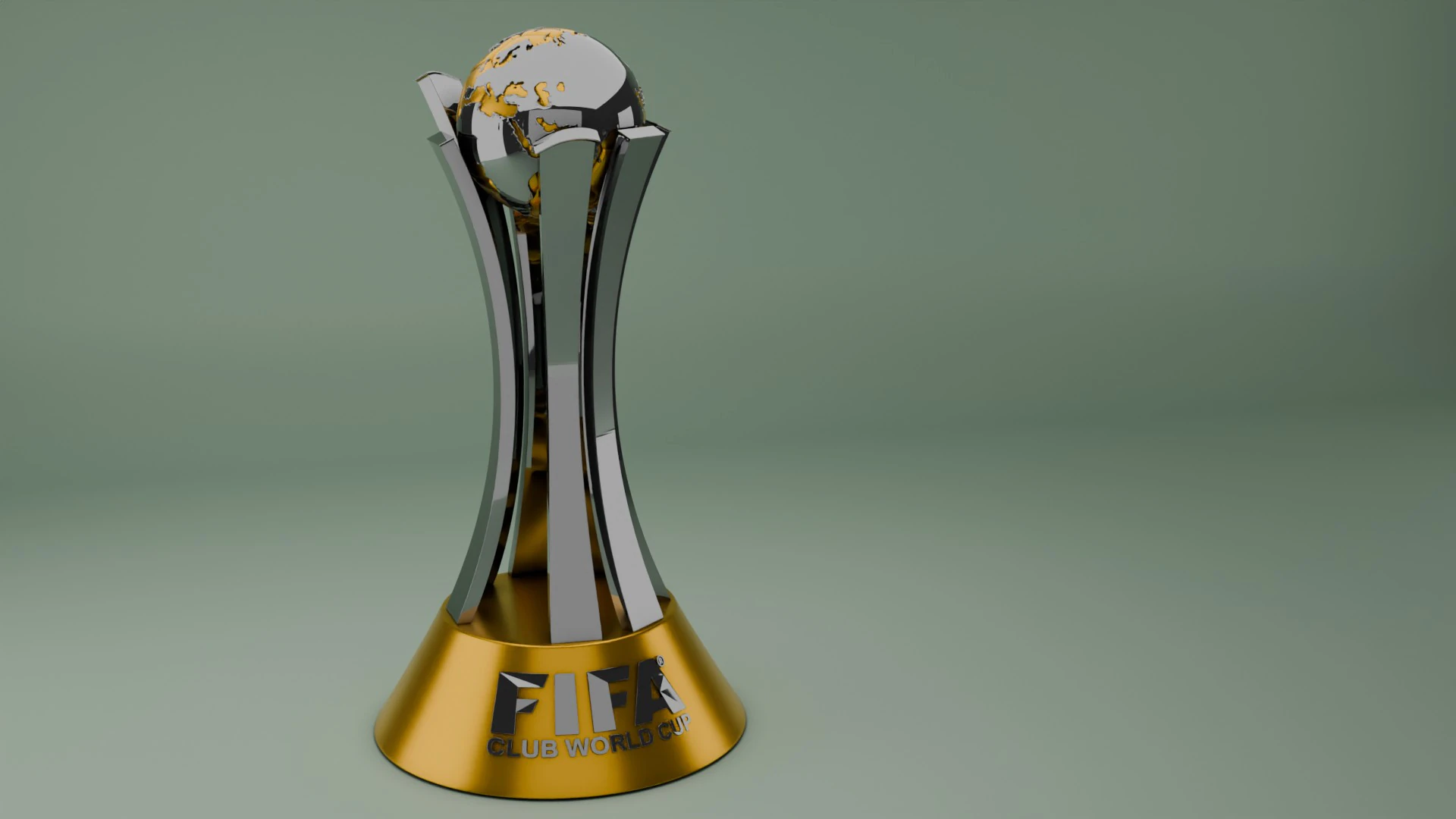 3D Club World Cup 3D Model .c4d .max .obj .3ds .fbx .stl .blend