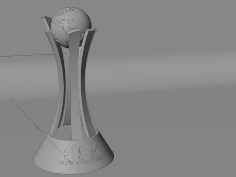 3D Club World Cup Modelo 3D