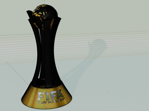 3D Club World Cup Modelo 3D