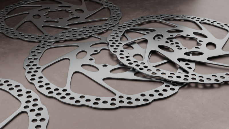 This 3D bicycle brake disc Modelo 3D .c4d .max .obj .3ds .fbx .stl .blend