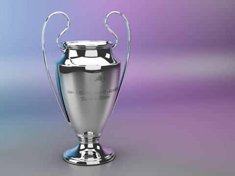3D UEFA Champions League Cup 3D Model