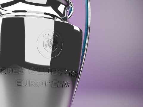 3D UEFA Champions League Cup 3D Model