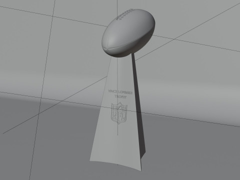 3D NFL Super Bowl Cup 3D मॉडल