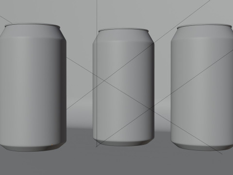 3D Soda Cans 3D Model
