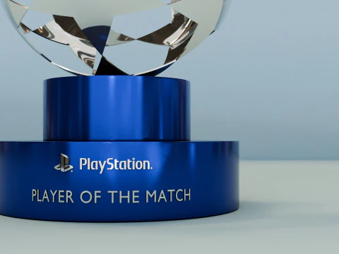 UEFA Champions League 3D MVP 3D Model