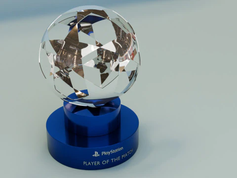 UEFA Champions League 3D MVP 3D Model
