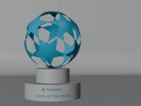 UEFA Champions League 3D MVP 3D Model