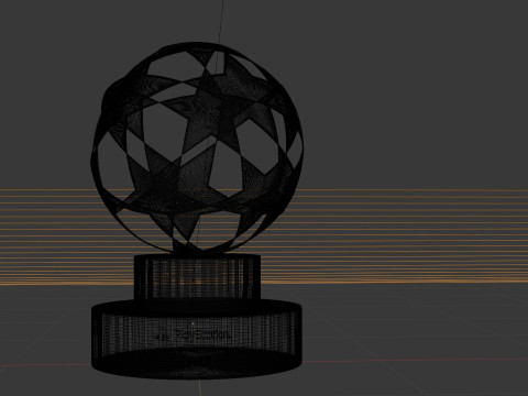 UEFA Champions League 3D MVP 3D Model