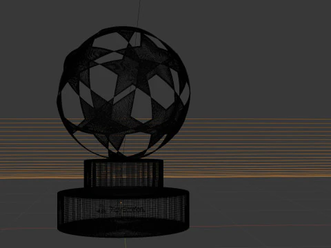 UEFA Champions League 3D MVP 3D Model