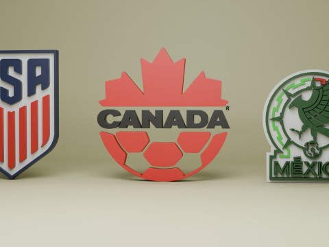 The 3D logo of the Northern Football 3D Model
