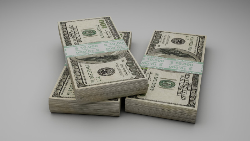 3D Dollar Pack Model 3D Model .c4d .max .obj .3ds .fbx .stl .blend