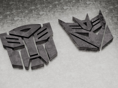 Transformers 3D Logo 3D 模型