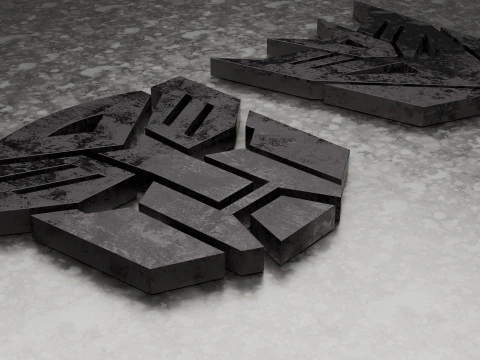 Transformers 3D Logo 3D Model