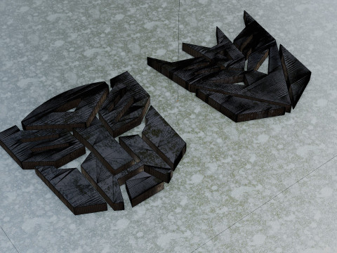 Transformers 3D Logo 3D Модель