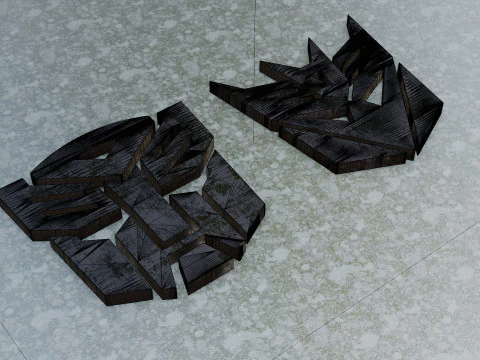 Transformers 3D Logo 3D Model