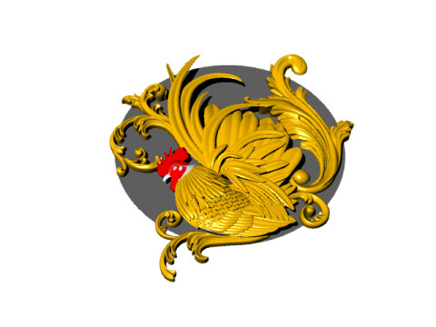 Ornamen Chicken 3D 모델