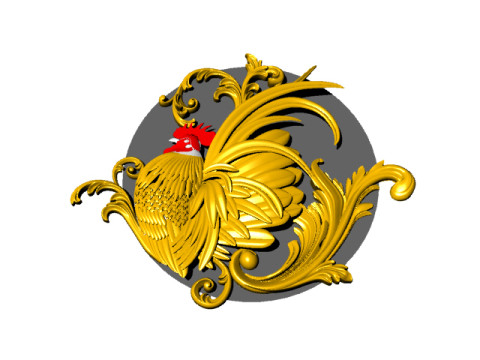 Ornamen Chicken 3D 모델