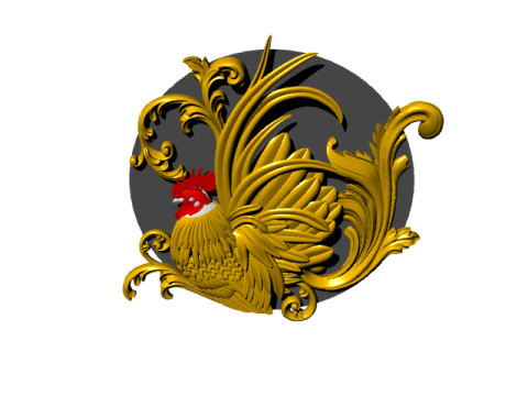 Ornamen Chicken 3D 모델