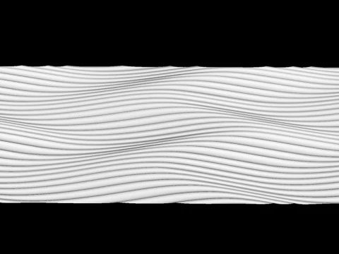 Panel Wave Texture 3D Model