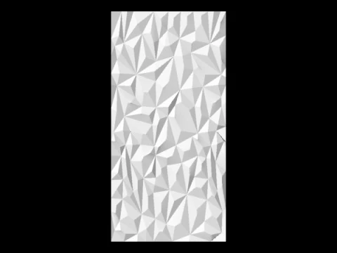 Paneel muur steen textuur 3D Model