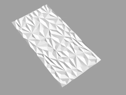 Panel Wall Stone Texture 3D Model
