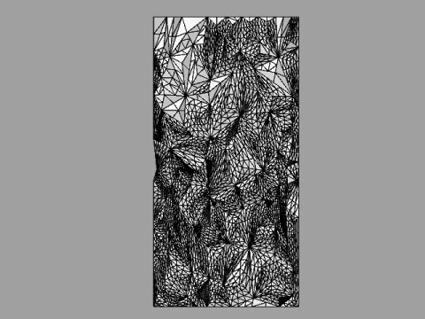 Panel Wall Stone Texture 3D Model