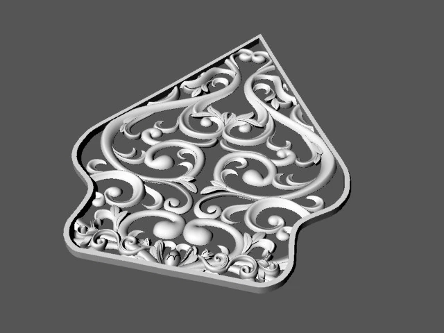 Gunungan Wayang 3D Model .c4d .max .obj .3ds .fbx .stl .blend