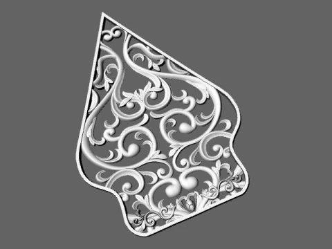 Gunungan Wayang 3D Model