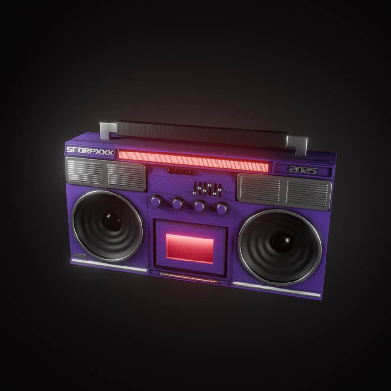 Magnetophone Modelo 3D .c4d .max .obj .3ds .fbx .stl .blend