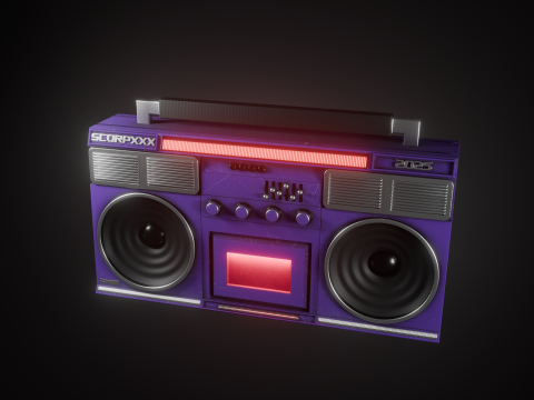 Magnetophone 3D Model