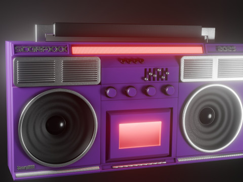 Magnetophone Modelo 3D
