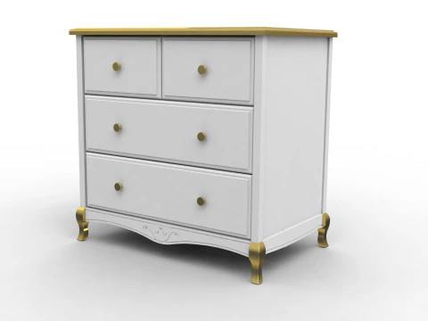 Classic Dresser 3D Model
