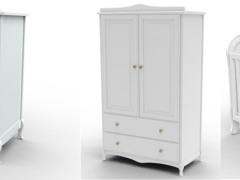Baby Room set 3 pieces Model 3D