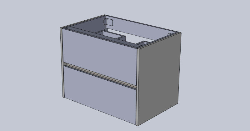 Badroom cabinet 3D 모델 .c4d .max .obj .3ds .fbx .stl .blend 
