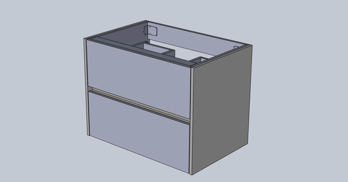 Badroom cabinet 3D Model .c4d .max .obj .3ds .fbx .stl .blend 