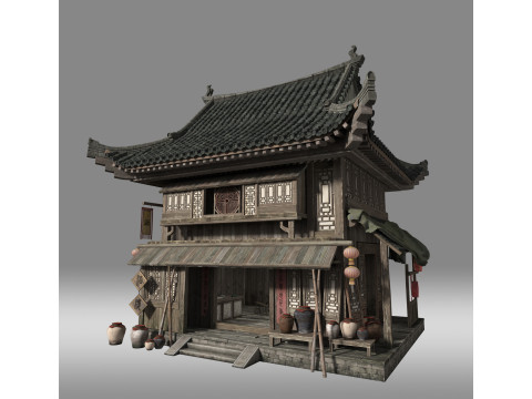 Ancient architecture 3D Model