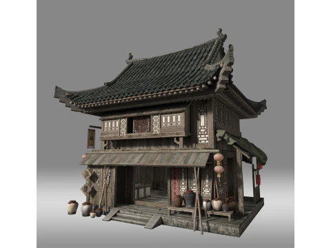 Architecture ancienne Modèle 3D