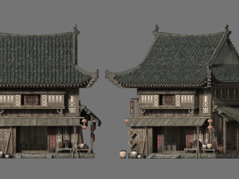 Ancient architecture 3D Model