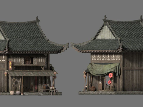 Ancient architecture 3D Model