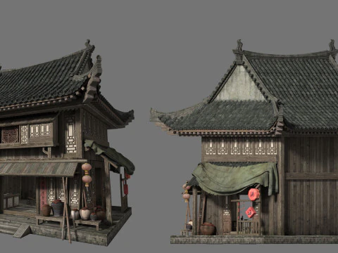 Ancient architecture 3D Model
