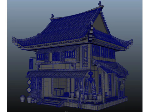 Ancient architecture 3D Model