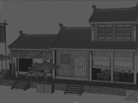 Ancient architecture 3D 模型