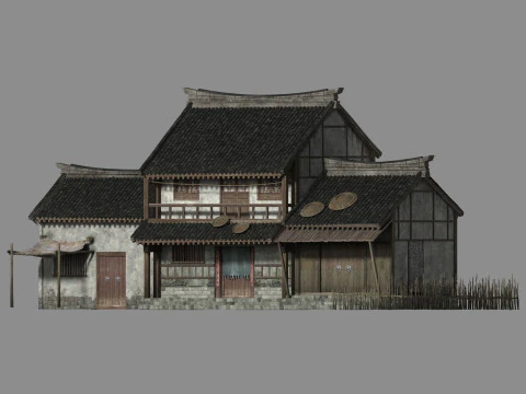 Starożytna architektura Model 3D