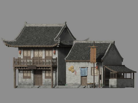 Ancient architecture 3D Model