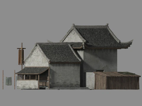Ancient architecture 3D Model