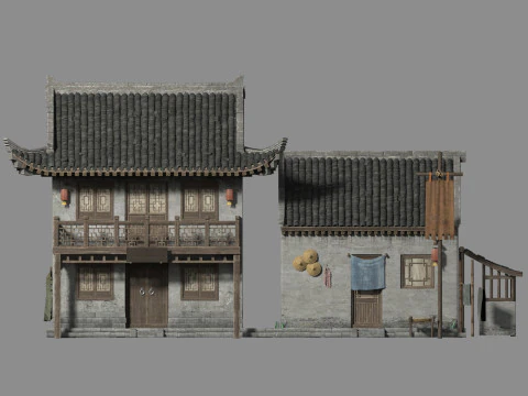 Ancient architecture 3D Model