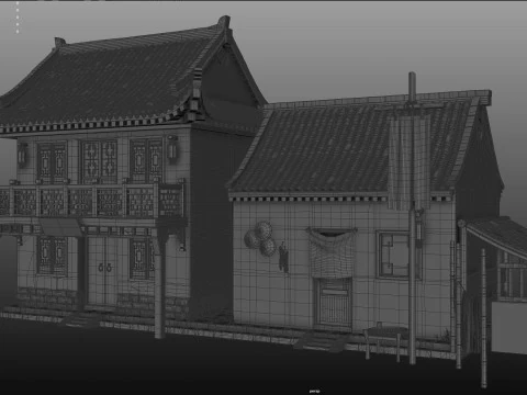 Ancient architecture 3D Model