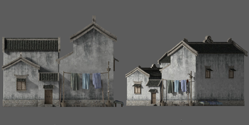 Ancient architecture 3D Модель .c4d .max .obj .3ds .fbx .stl .blend 